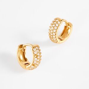 Gold and Silver Hoop Earrings